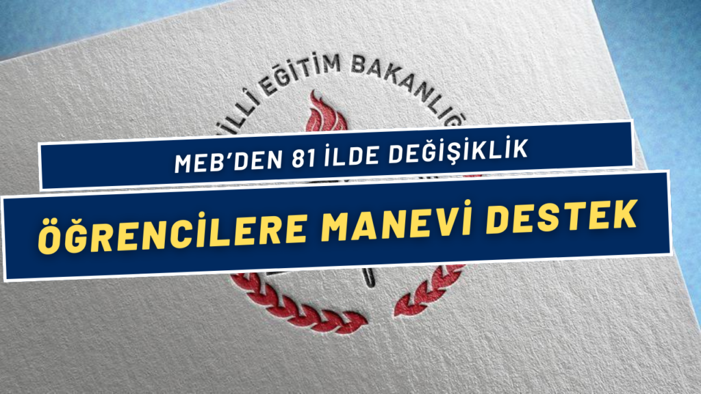 MEB'den 81 İldeki Okullarda Değişiklik Yaptı! İlkokul Öğrencilerine Manevi Destek! Çocuklar Hafta Sonu Camiye Götürülecek