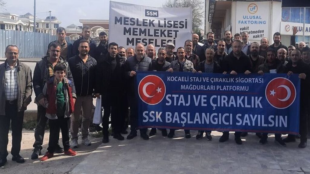 Staj ve Çıraklık Mağdurları Cumhurbaşkanı Erdoğan'a Mağduriyetini İletildi!