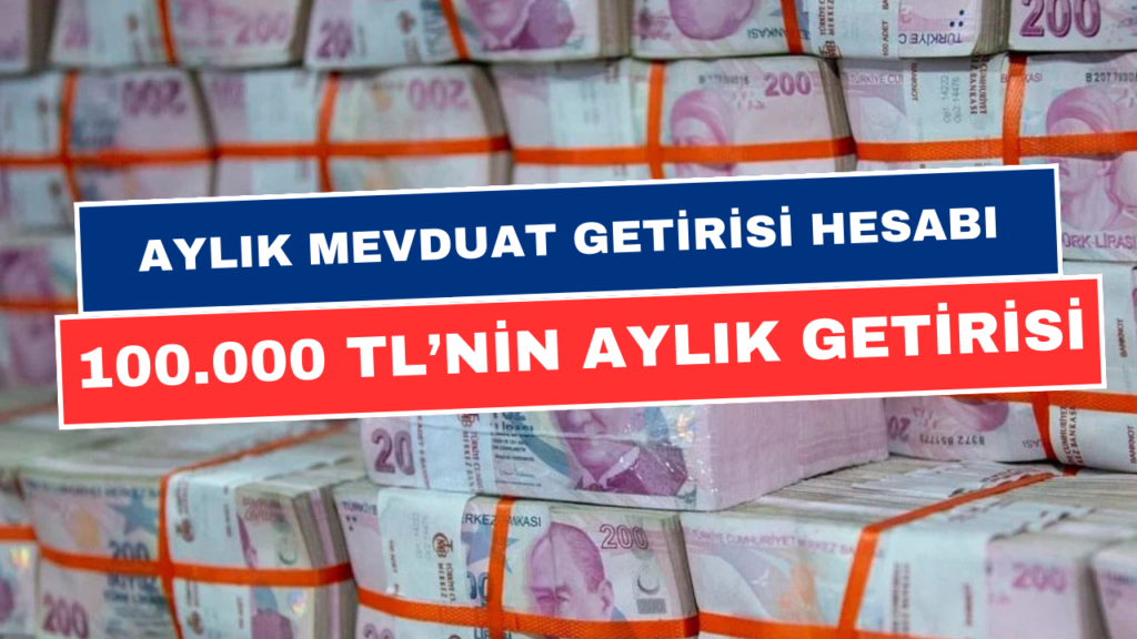 100 Bin TL’lik Yüksek Faizli Mevduat Kazancı! Bankalar Yüksek Faizler Veriyor! Hangi Banka Ne Kadar Faiz Veriyor?