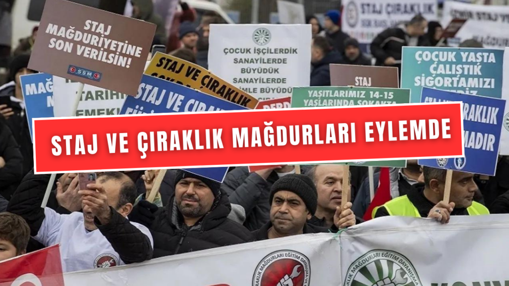 Staj ve Çıraklık Mağdurları, Adalet İstiyor! Mağdurlar Talepleri İçin Seslendi