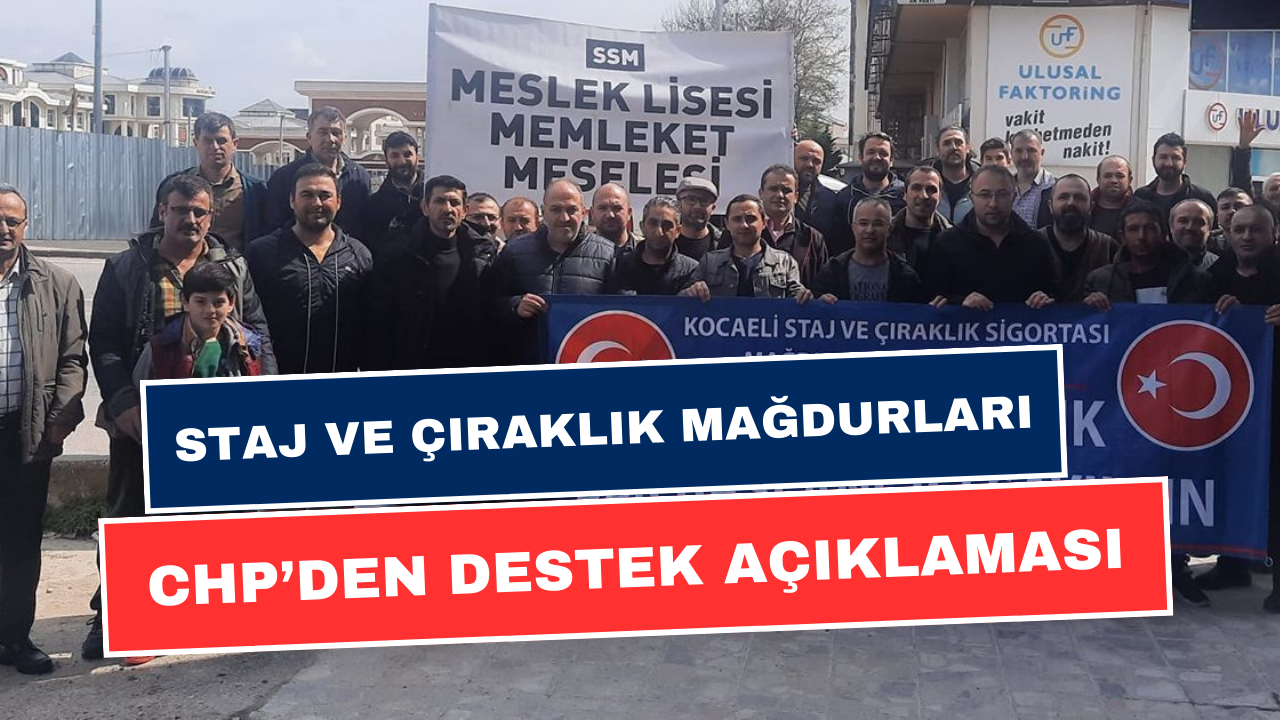 CHP Milletvekilleri Stajyer ve Çırakların Emeklilik Hakları İçin Çağrı Yaptı