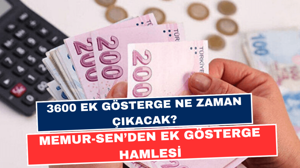 Memur-Sen'den 3600 Ek Gösterge Tepkisi! Meclis'e Geleceği Gün Bile Belli Oldu